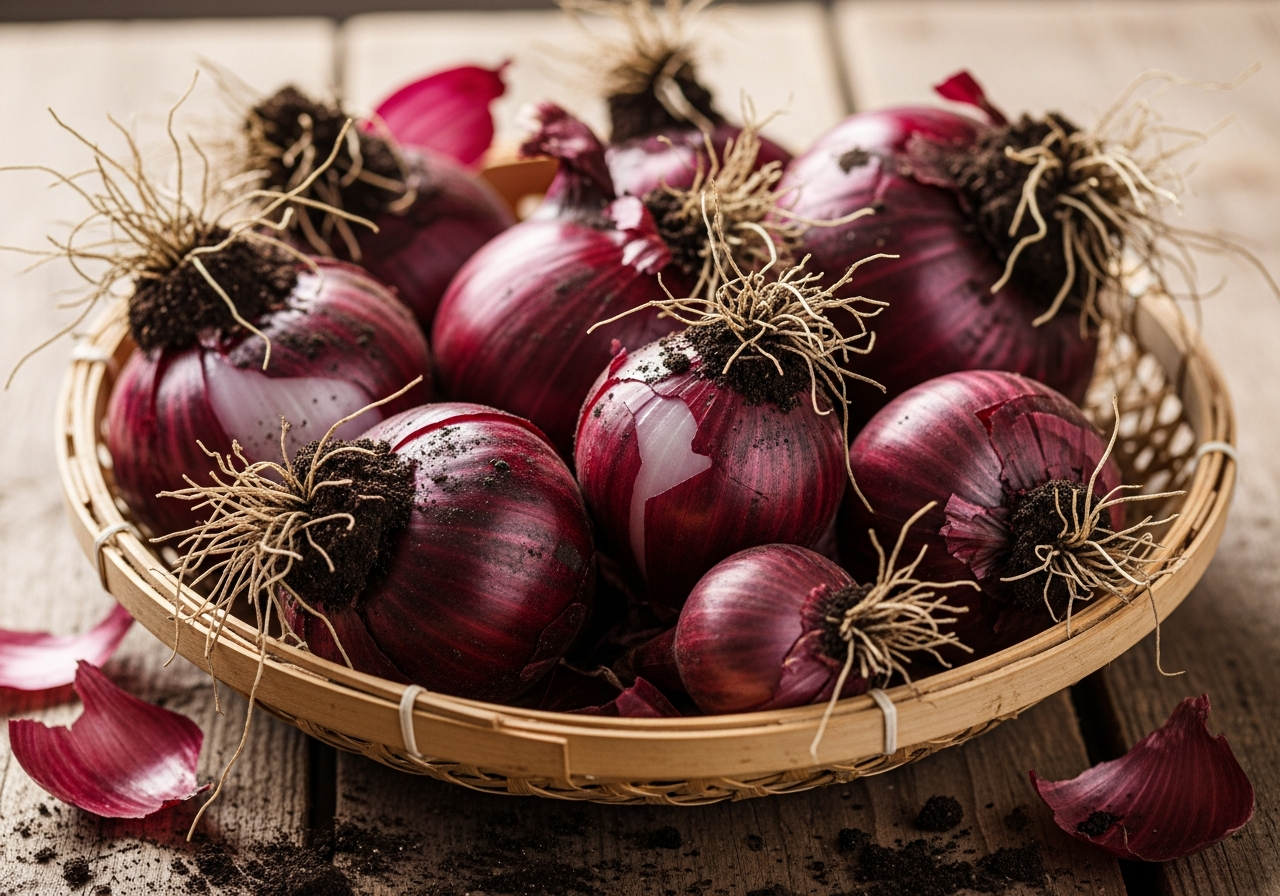 Red onions from Deepmangal Farms
